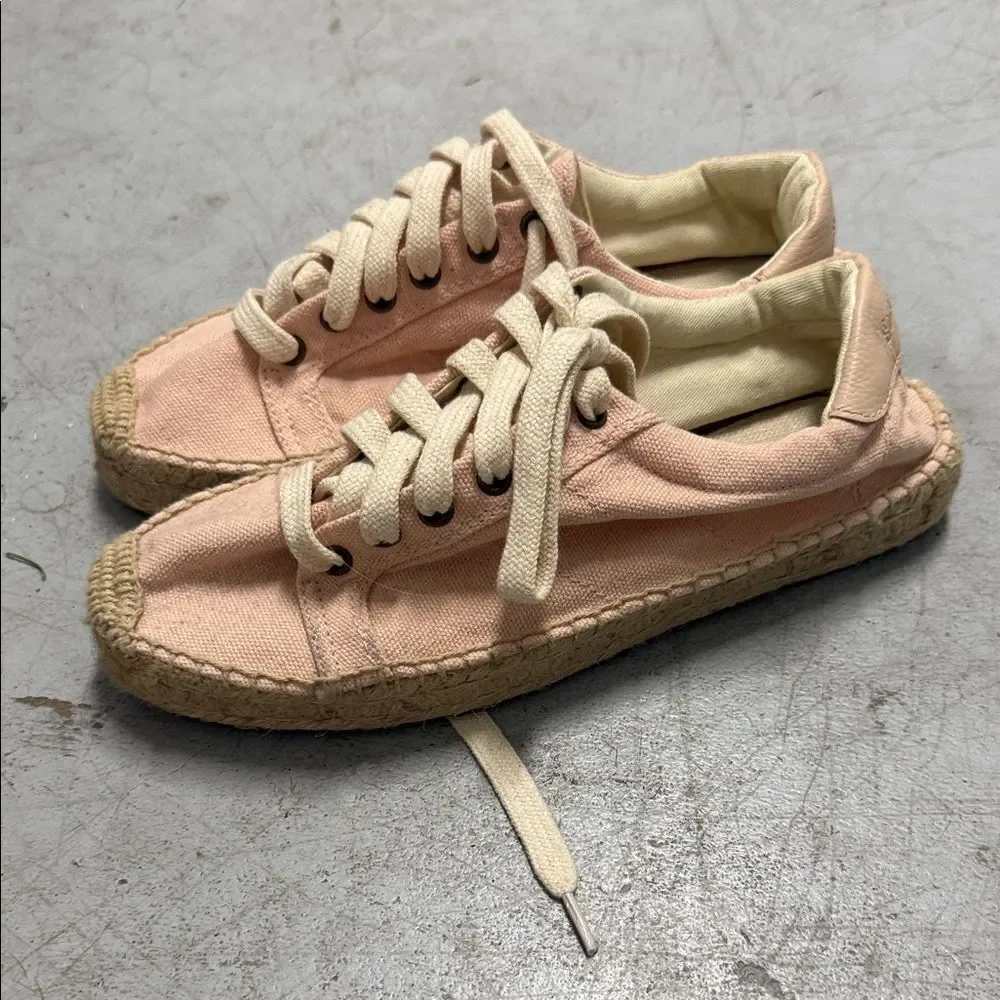 SOLUDOS Women's Light Pink Espadrille Sneakers Like New Size 7 Sneaker